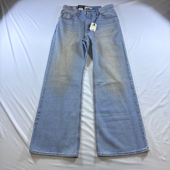 Levi's Denim - Levis Premium Loose Boot Jeans Light Wash Mid Rise Wide Leg 28x31 NEW